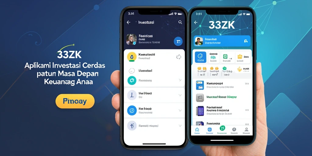 Tampilan antarmuka pengguna 33ZK untuk investasi yang intuitif.