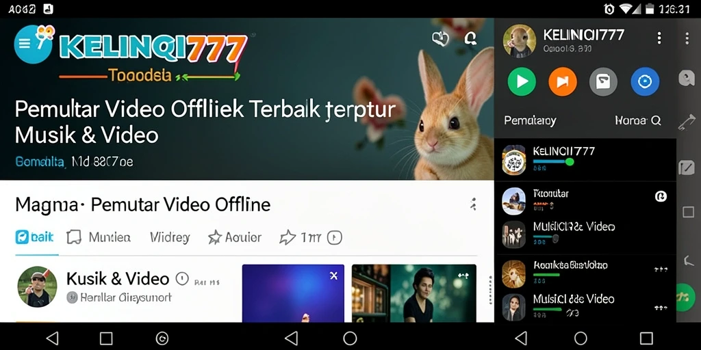 Tampilan antarmuka KELINCI777 yang sederhana dan intuitif.