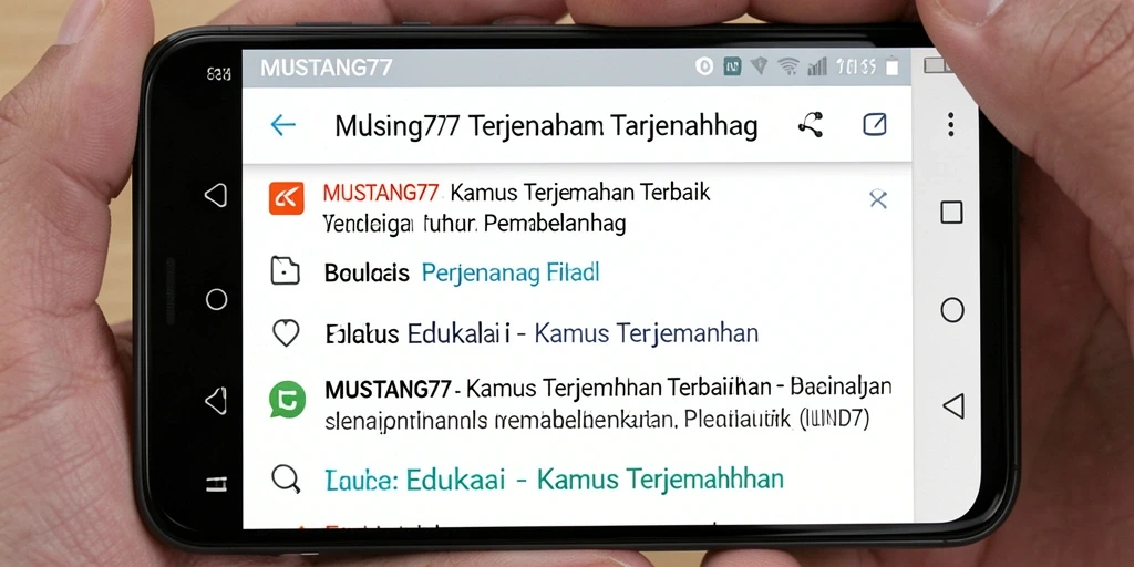 Tampilan antarmuka MUSTANG77 yang intuitif dan informatif.