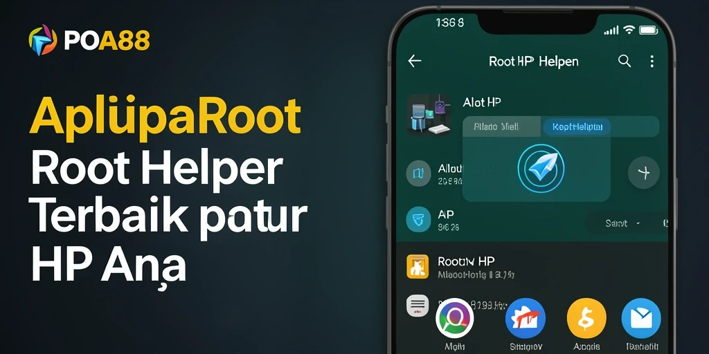 Tampilan antarmuka POA88 yang sederhana dan fungsional sebagai Root Helper.