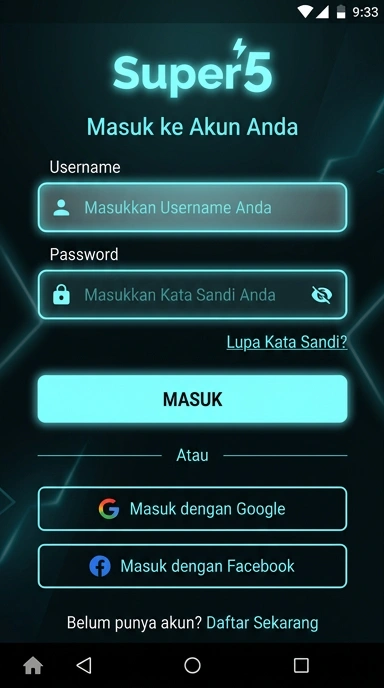 Masuk ke Akun super5 Anda dengan Mudah
